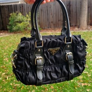 Pegaso Nylon handbag small
